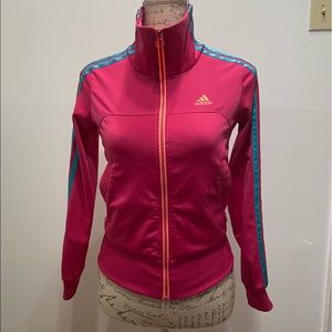 Girls youth large 11-12 yrs Adidas zip up sweater